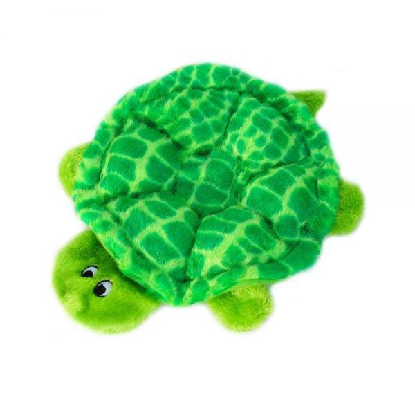 ZippyPaws Squeakie Crawler SlowPoke the Turtle Plush Dog Toy - 818786011109