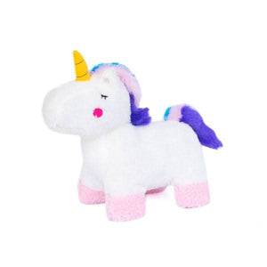 ZippyPaws Storybook Snugglerz Charlotte the Unicorn Plush Dog Toy - 818786019075