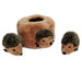 ZippyPaws Zippy Burrow Hedgehog Den Hide & Seek Puzzle Dog Toy - 855736003531