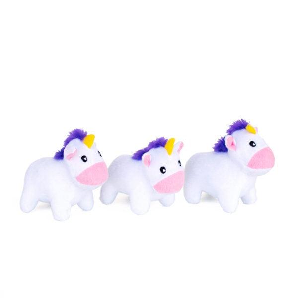 ZippyPaws Zippy Burrow Unicorns Rainbow Puzzle Dog Toy - 818786019082