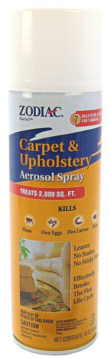 Zodiac Carpet & Upholstery Aerosol Flea Spray - 041535609207