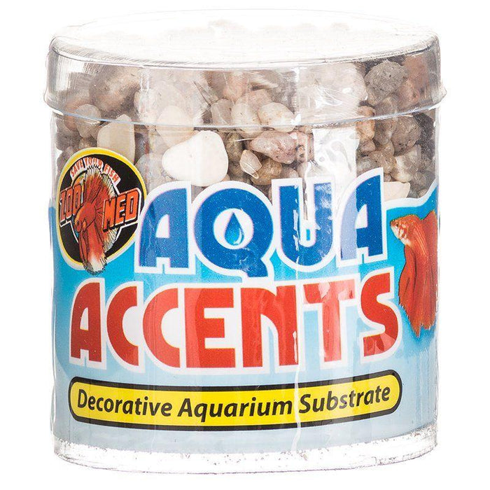 Zoo Med Aquatic Aqua Accents Aquarium Substrate - Light River Pebbles - 097612242027