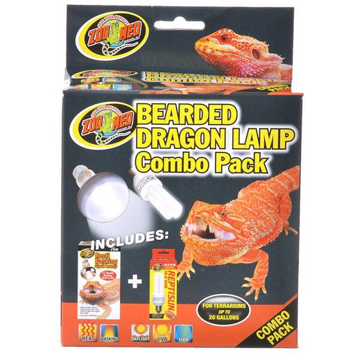 Zoo Med Bearded Dragon Lamp Combo Pack - 097612370065
