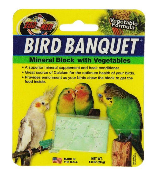Zoo Med Bird Banquet Vegetable Block - 097612118209