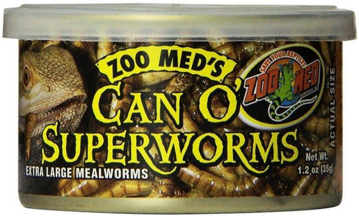 Zoo Med Can O Superworms Extra Large Mealworms - 097612401462