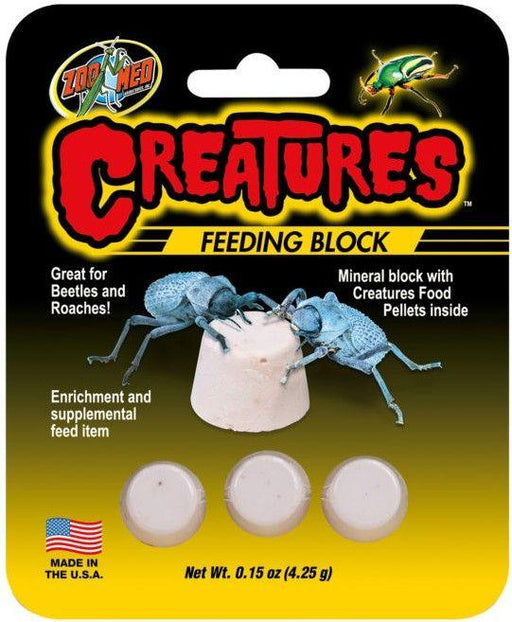 Zoo Med Creatures Feeding Block - 097612118506