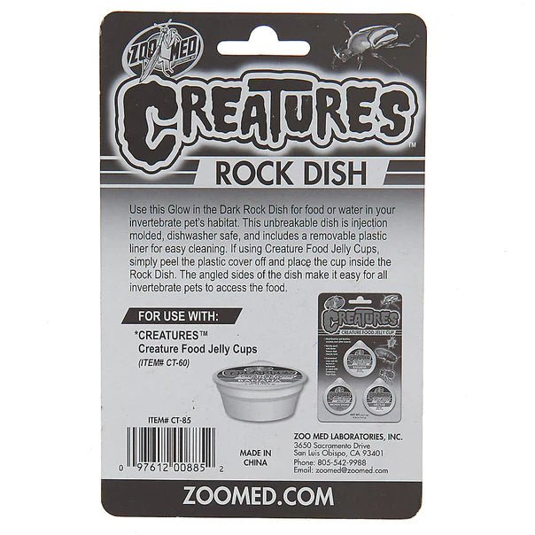 Zoo Med Creatures Rock Dish - 097612008852