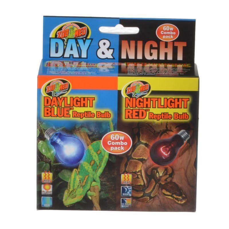Zoo Med Day & Night Reptile Bulbs Combo Pack —