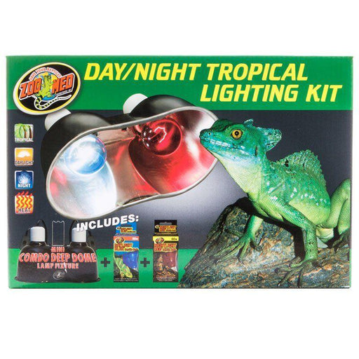 Zoo Med Day & Night Tropical Lighting Kit - 097612322330