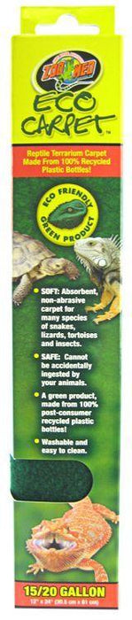 Zoo Med Eco Carpet Reptile Carpet - Green - 097612701159