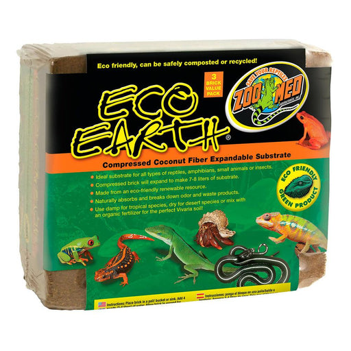 Zoo Med Eco Earth Compressed Coconut Fiber - 097612790108