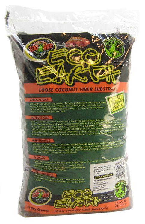Zoo Med Eco Earth Loose Coconut Fiber Substrate - 097612790085
