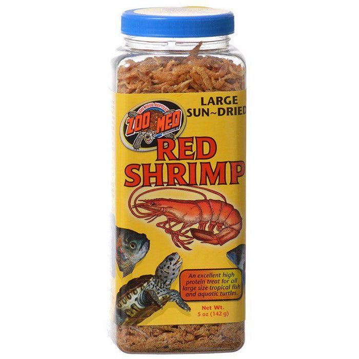 Zoo Med Large Sun-Dried Red Shrimp - 097612401622