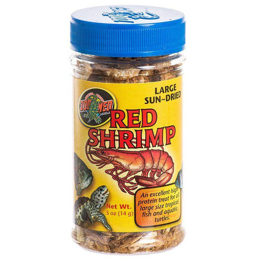 Zoo Med Large Sun-Dried Red Shrimp - 097612401608