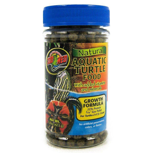 Zoo Med Natural Aquatic Turtle Food - Growth Formula Pellets - 097612410501