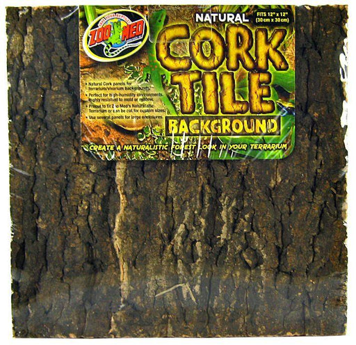 Zoo Med Natural Cork Tile Terrarium Background - 097612041019
