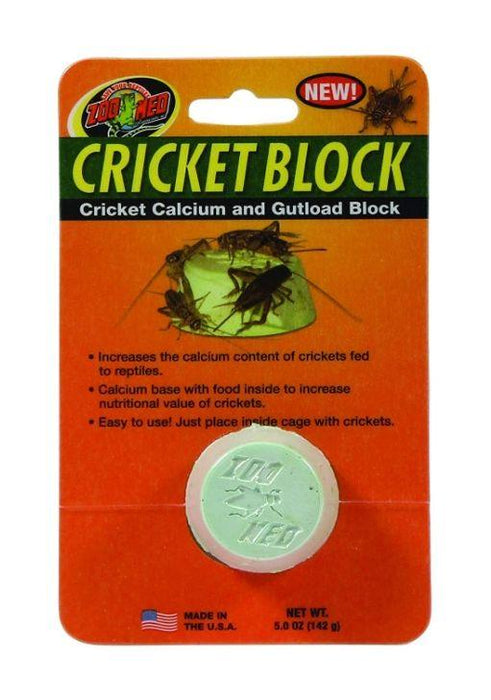 Zoo Med Regular Cricket Blocks Gut load Block - 097612110609