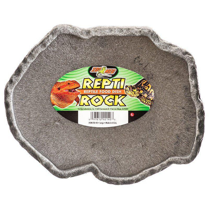 Zoo Med Repti Rock - Reptile Food Dish - 097612921403