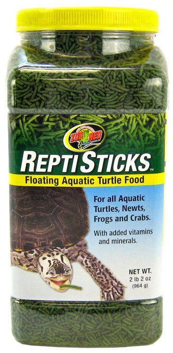 Zoo Med Reptisticks - Floating Aquatic Turtle Food - 097612400359