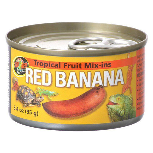 Zoo Med Tropical Friut Mix-ins Red Banana Reptile Treat - 097612401523
