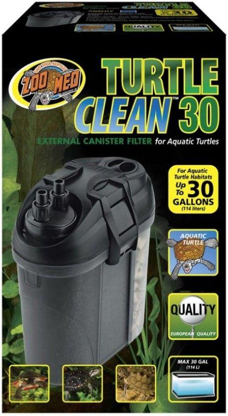 Zoo Med Turtle Clean 30 External Canister Filter for Aquatic Turtles - 097612023220