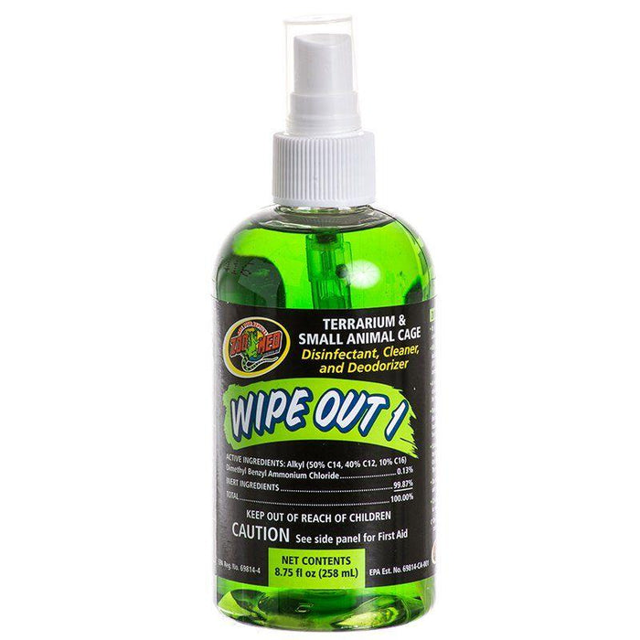 Zoo Med Wipe Out 1 - Small Animal & Reptile Terrarium Cleaner - 097612810080