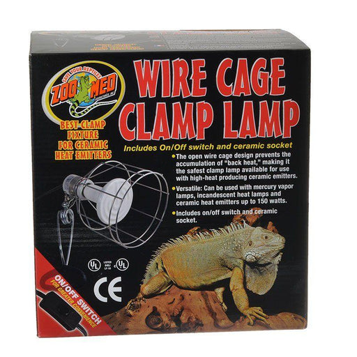Zoo Med Wire Cage Clamp Lamp - 097612321005