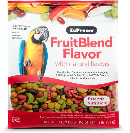 ZuPreem FruitBlend Flavor Bird Food for Large Birds - 762177840208