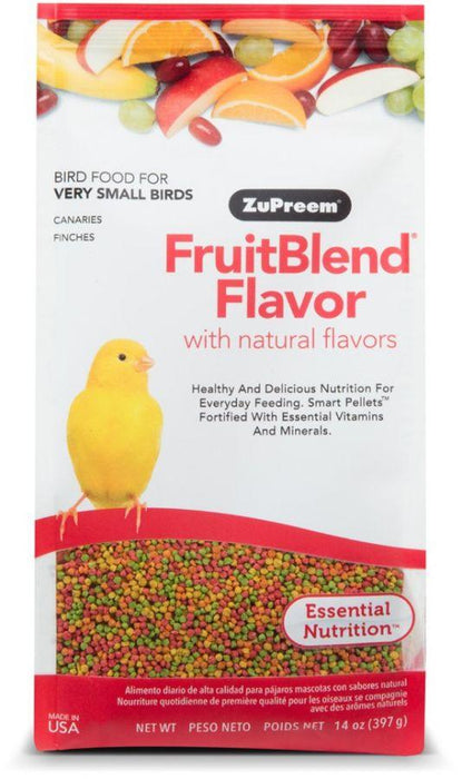 ZuPreem FruitBlend Flavor Bird Food for Very Small Birds - 762177800004