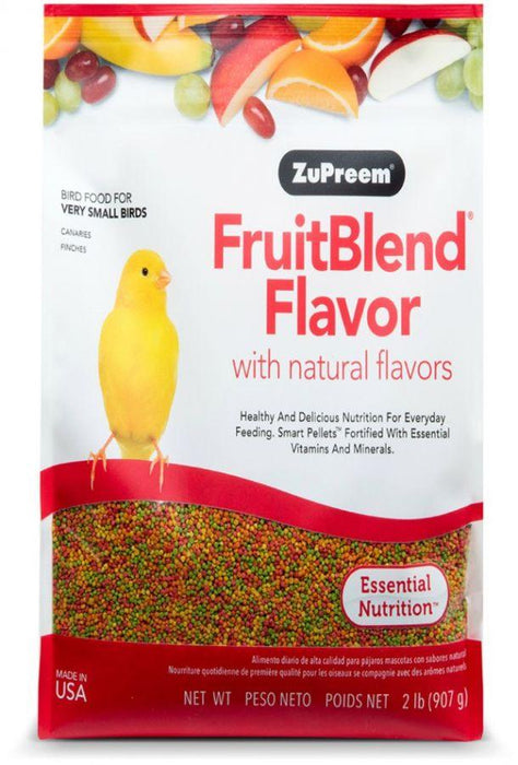 ZuPreem FruitBlend Flavor Bird Food for Very Small Birds - 762177800202