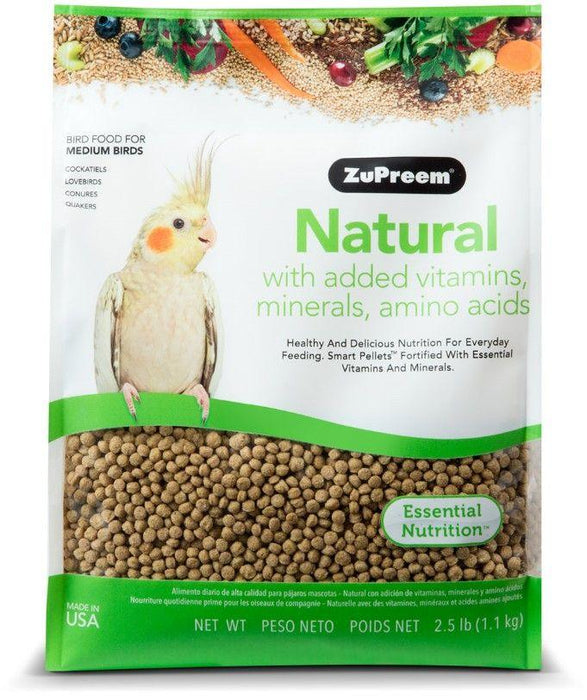 ZuPreem Natural Blend Bird Food - Cockatiel - 762177922003