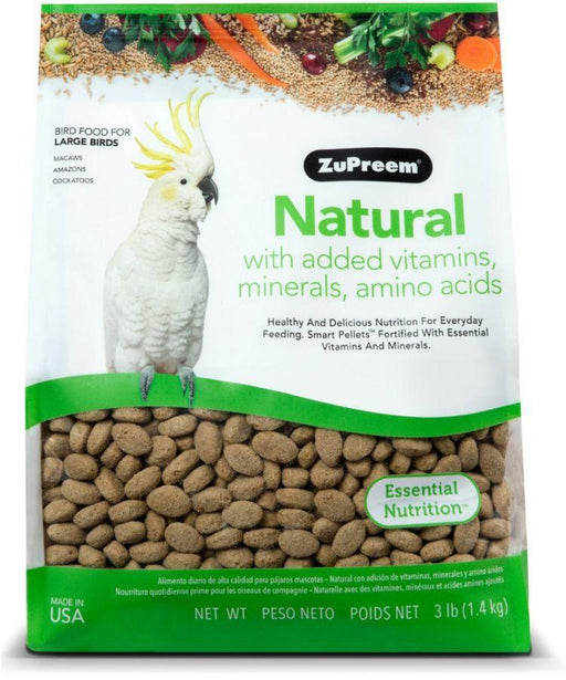 ZuPreem Natural Blend Bird Food - Large Parrot - 762177942001