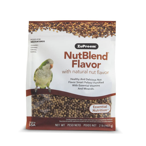 Zupreem NutBlend Flavor Food with Natural Nut Flavors for Medium Birds - 762177850207