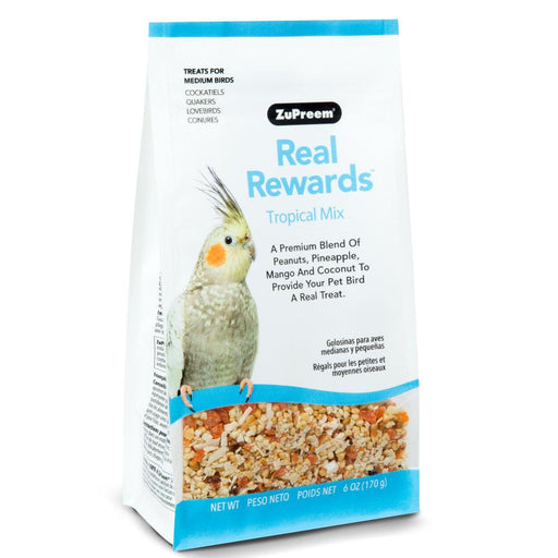 Zupreem Real Rewards Tropical Mix Treat for Medium Birds - 762177495002