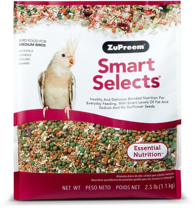 ZuPreem Smart Selects Bird Food for Medium Birds - 762177320205